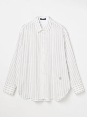 カラミストライプシャツ（5006420004） | Aquascutum (Women