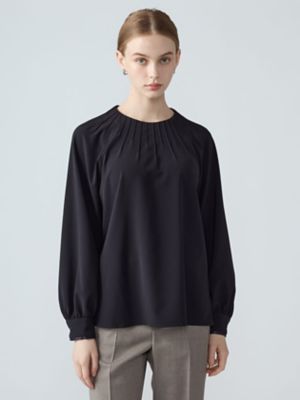 プレーンストレッチブラウス（5006420030） | Aquascutum
