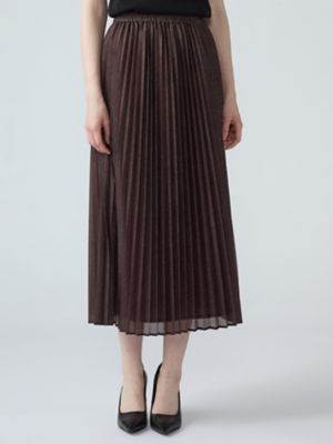 デニムライクプリーツスカート（5006430008） | Aquascutum