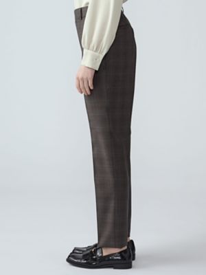 セットアップ対応】REDAグレンチェックテーパードパンツ