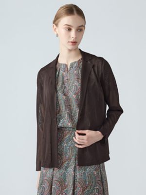 シアーニットジャケット（5006460003） | Aquascutum (Women