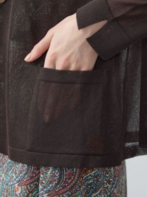シアーニットジャケット（5006460003） | Aquascutum (Women