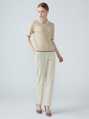 ケーブルポロニット（5006460004） | Aquascutum (Women