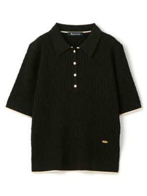 ケーブルポロニット（5006460004） | Aquascutum (Women