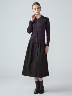 シャイニー襟付きニット（5006460011） | Aquascutum (Women