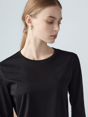 スーピマスムース七分袖Tシャツ（5006470070