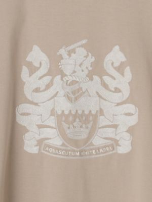 サイドギャザー　刺繍Ｔシャツ（５０２３２７００２１）