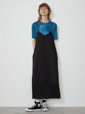 ＜Aquascutum WHITELABEL＞ディアクロス　キャミドレス（５０２３４１６００３）
