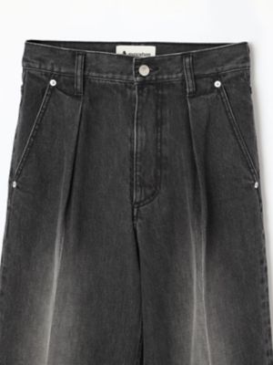 ブラックデニム　パンツ（５０２４４４００１２）