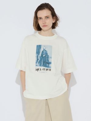 Aquascutum WHITELABEL/アクアスキュータム ホワイトレーベル ジョンエマリープリント　Ｔ－ＳＨＩＲＴ（５０２５２７０２１１）