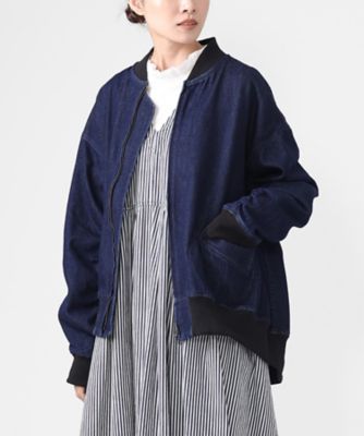 ＜BASCO (Women/大きいサイズ)＞シンディジャケット　９オンスデニムのジップアップブルゾン　１１０１７６１ー１１