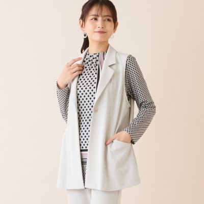 洗える・オケージョン対応・セットアップ可】テーラードジレ