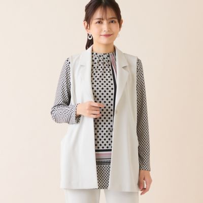 洗える・オケージョン対応・セットアップ可】テーラードジレ