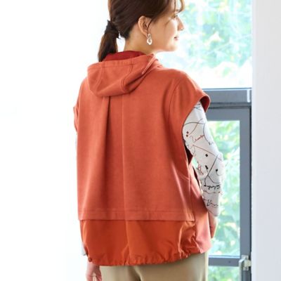 スウェードダンボールベスト（12005633） | LOBJIE (Women