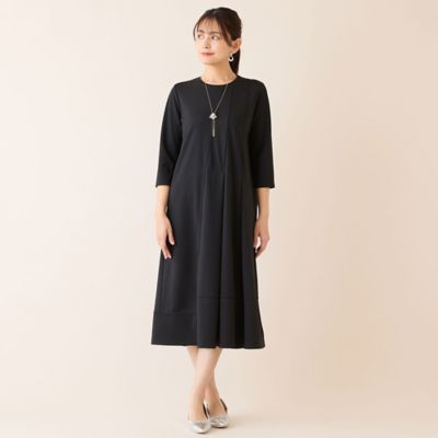 ＜LOBJIE (Women)＞【洗える】タックデザインワンピース（１２０１２６３２）