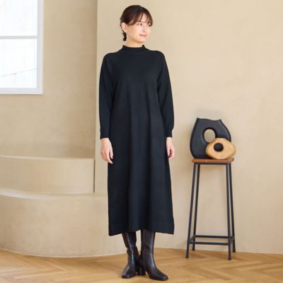 アンサンブルアイテム】ベストつきニットワンピース（12016541