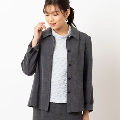 【セットアップ可能】ステンカラージャケット（１２０３１５３１）
