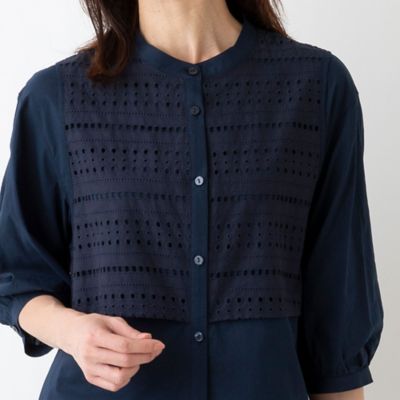 綿ローン刺繍シャツ（12032412） | ファッション・服 | 三越 