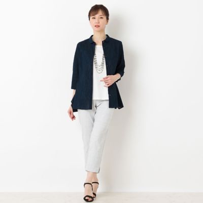 ミラクルウェーブ　　イレギュラーヘムシャツ（１２０３３４１２）