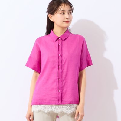 洗える】オーバーサイズシャツ（12034603） | LOBJIE (Women