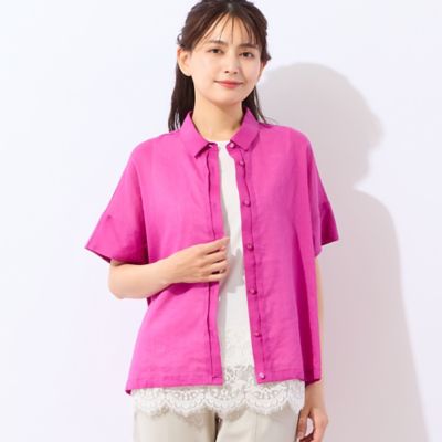 洗える】オーバーサイズシャツ（12034603） | LOBJIE (Women