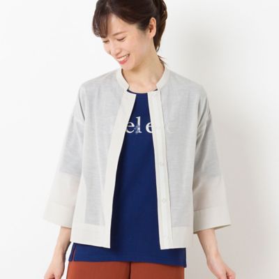 ＜LOBJIE (Women)＞シルキーローンブラウス（１２０３５４０１）
