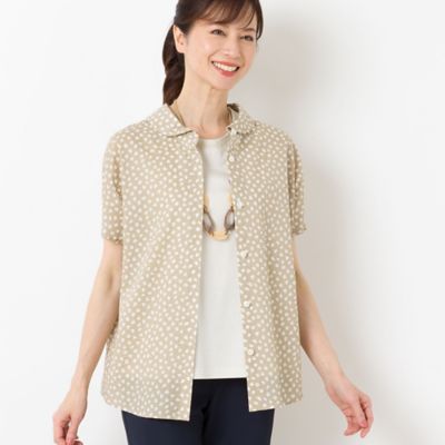 ドット柄２ＷＡＹシャツ（１２０３５４１２）