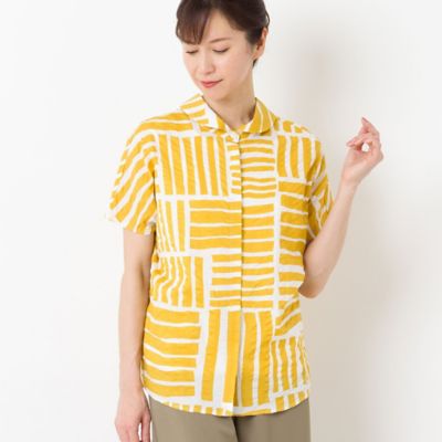 幾何柄２ＷＡＹシャツ（１２０３５４１２Ａ）