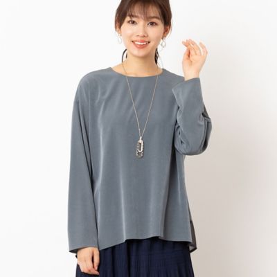 〔ソアロン〕へムシフォンプルオーバー（１２０３５４２２）