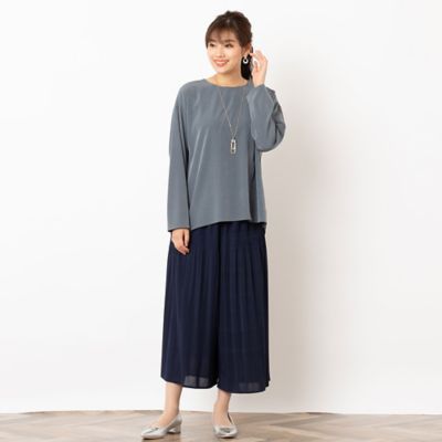 〔ソアロン〕へムシフォンプルオーバー（１２０３５４２２）