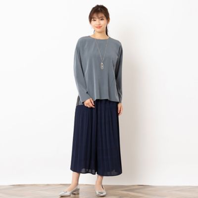 〔ソアロン〕へムシフォンプルオーバー（１２０３５４２２）