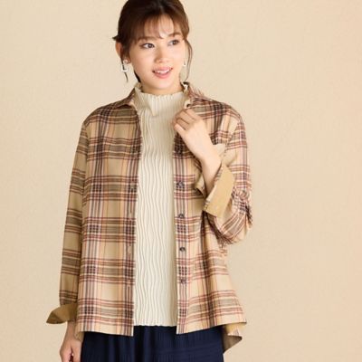 モールチェックシャツ（１２０３５４６２）