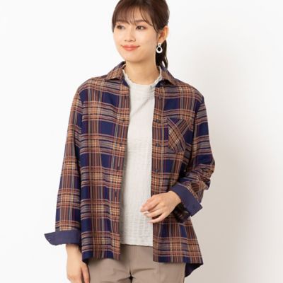 モールチェックシャツ（１２０３５４６２）