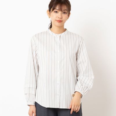 ストレッチブロード２ＷＡＹシャツ（ストライプ）（１２０３６４０３）