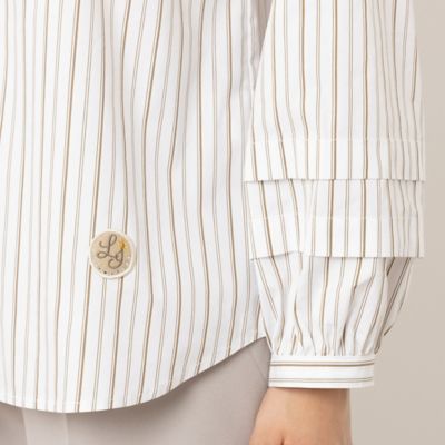 ストレッチブロード２ＷＡＹシャツ（ストライプ）（１２０３６４０３）
