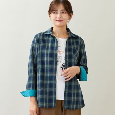 モールチェックシャツ（12036601） | LOBJIE (Women)/ロブジェ