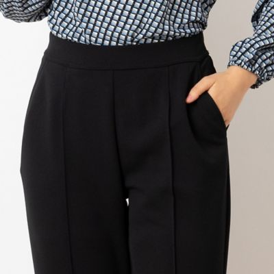 ロブジェ（LOBJIE）/【洗える・セットアップ可能・S〜LLサイズ】ピンタックワイドストレートパンツ 洗える・セットアップ可能・S～LLサイズ】ピンタックワイド