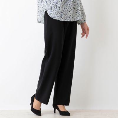 ＜LOBJIE (Women)＞ステファニーツイル　ストレートパンツ〔セットアップ対応〕（１２０５２４３１）