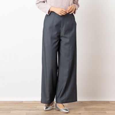 WOLFAIウェアパンツ 140-150]ライトデニムワイドパンツ[品番：ITKW0016582]｜a.v.v