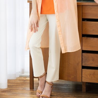 ＜LOBJIE (Women)＞ＤＲＹ＆ＣＯＯＬプルオンスリムパンツ（１２０５３３１１）