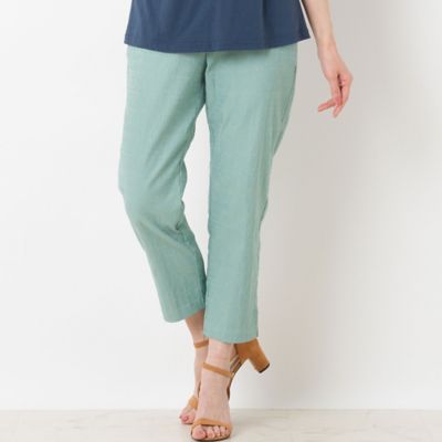 ストレッチジャカード　クロップドパンツ（１２０５３４１１）