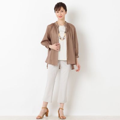 ＤＲＹ＆ＣＯＯＬ　ブーツカットクロップドパンツ（１２０５５４３１）