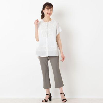 ＤＲＹ＆ＣＯＯＬ　ブーツカットクロップドパンツ（１２０５５４３１）