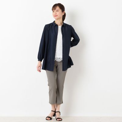 ＤＲＹ＆ＣＯＯＬ　ブーツカットクロップドパンツ（１２０５５４３１）