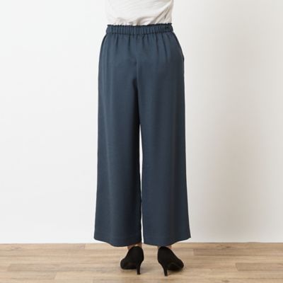 洗える・S～LLサイズ】セミワイドクロップドパンツ