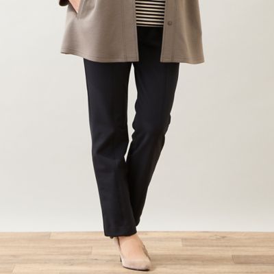 ＜LOBJIE (Women)＞【あったか素材・洗える・Ｓ～ＬＬサイズ】ベーシックイージーパンツ（１２０５６５０２）