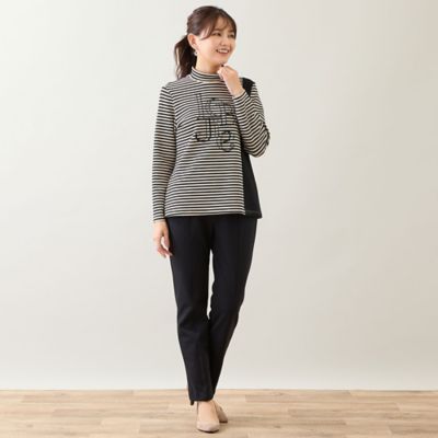 あったか素材・洗える・S～LLサイズ】ベーシックイージーパンツ