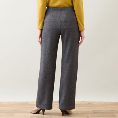 洗える】ツイーディープリント裏起毛パンツ（12056532