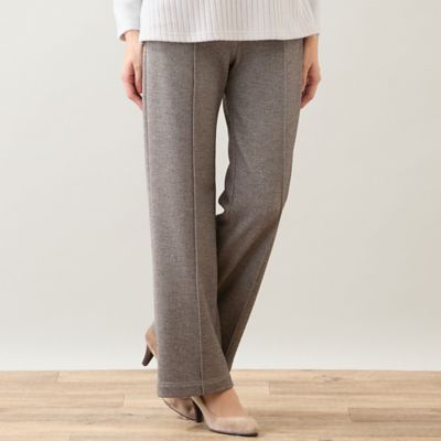 洗える】ツイーディープリント裏起毛パンツ（12056532