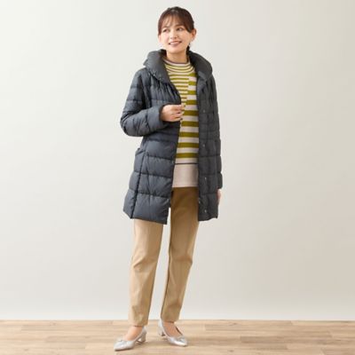 軽量タフタダウンコート（12076551） | LOBJIE (Women